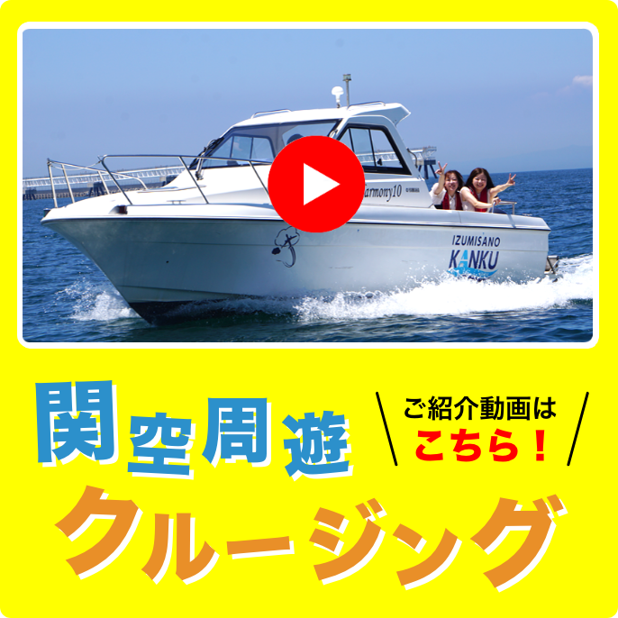 関空周遊クルーズ！ご紹介動画はこちら！！